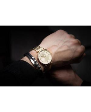 Men Classic Analog Quartz Watch PIERRE RICAUD Gold color Dial 40mm P91038.1111Q image 1