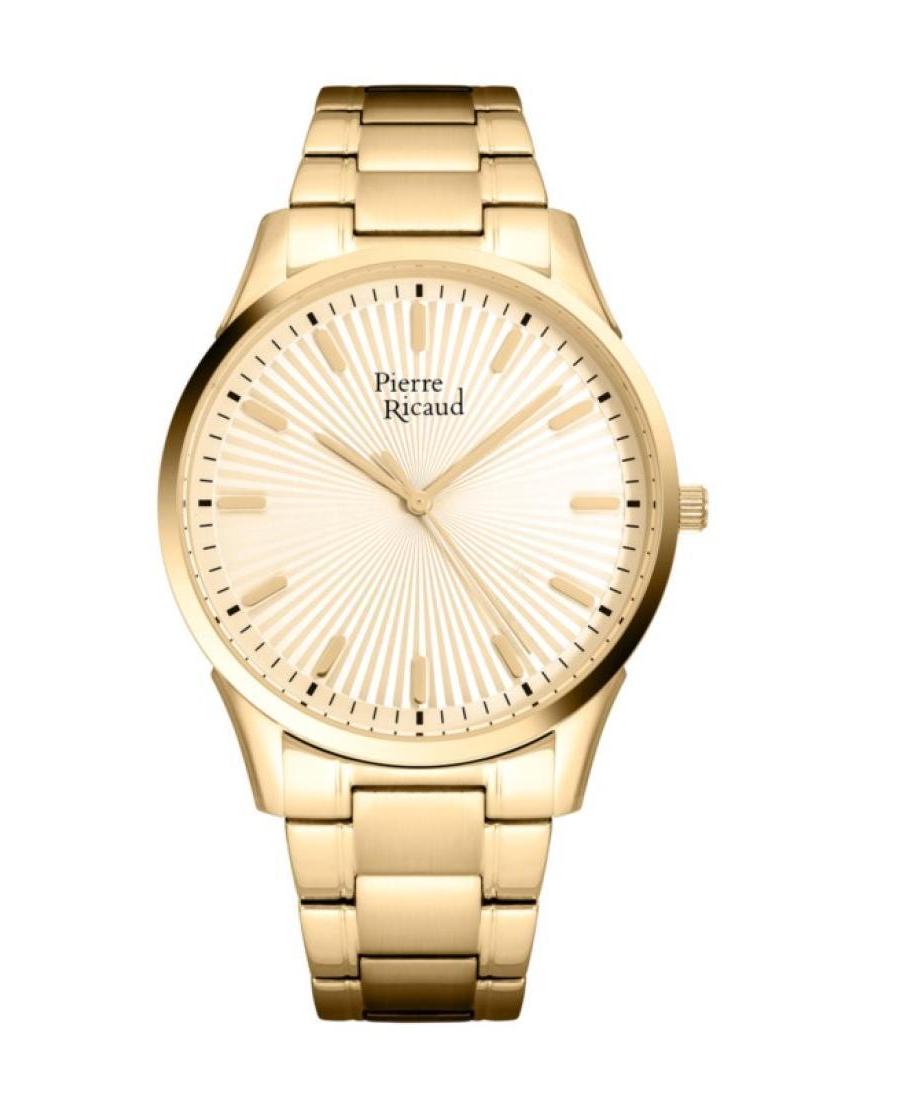Men Classic Analog Quartz Watch PIERRE RICAUD Silver Dial 40mm P91041.1111Q