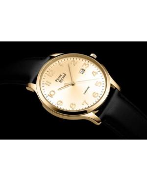 Men Classic Analog Quartz Watch PIERRE RICAUD Gold color Dial 40mm P91028.1B21Q image 4