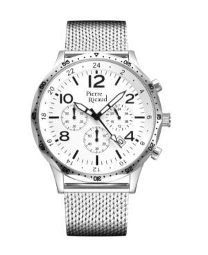 Men Classic Analog Watch PIERRE RICAUD Silver Dial 24mm P91062.5153QF