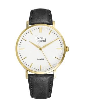 Мужские Классические Аналоговые Кварцевые Часы PIERRE RICAUD Серебряного цвета Циферблат 40mm P91074.1213Q