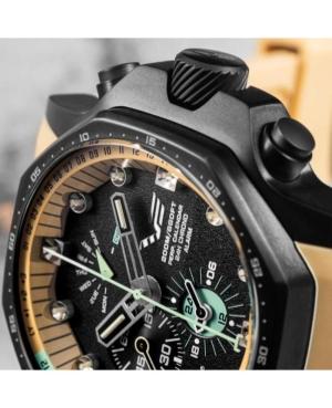 Men Diver Luxury Quartz Analog Watch Alarm VOSTOK EUROPE YM86-640C697LEBW-SLBE Černá Dial 48mm image 9