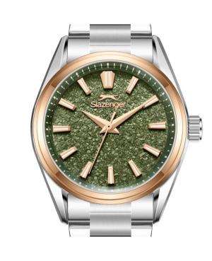 Women Classic Quartz Analog Watch SLAZENGER SL.9.2533.3.02 Green Dial 30mm image 4