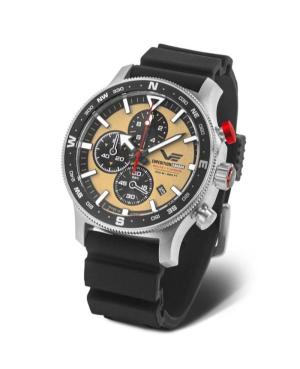 Mężczyźni sportowy Diver kwarcowy analogowe Zegarek Chronograf VOSTOK EUROPE 6S10-598A753SLBK-TEBK Piasek Wybierz 43mm