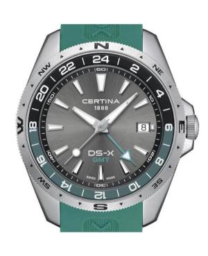 Vyriškas Sportinis Diver Swiss Kvarcinis Rodyklinis Watch CERTINA C047.452.17.081.00 Juodas Dial 41mm image 8