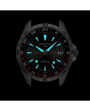 Vyriškas Sportinis Diver Swiss Kvarcinis Rodyklinis Watch CERTINA C047.452.17.081.01 Raudona Dial 41mm image 4