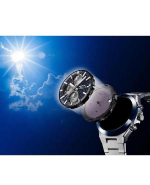 Men Klasické Japan Quartz Analog Watch Chronograph CASIO EFS-S650D-2AEF Modrá Dial image 2