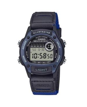 Men Klasické Japan Quartz Digital Watch Alarm CASIO W-220HF-2AVEF Černá Dial 36.6mm
