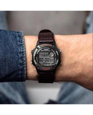 Vyriškas Klasikinis Japoniškas Kvarcinis Digital Watch Timer CASIO W-220HF-3AVEF Juodas Dial 36.6mm image 3