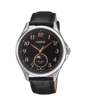 Mężczyźni klasyczny Japonia kwarcowy analogowe Zegarek CASIO MTP-M110L-1AVER Czarny Wybierz 42.5mm