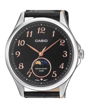 Men Classic Japan Quartz Analog Watch CASIO MTP-M110L-1AVER Black Dial 42.5mm image 5