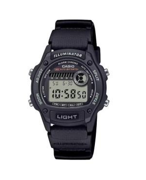 Vyriškas Klasikinis Japoniškas Kvarcinis Digital Watch Timer CASIO W-220H-1AVEF Silver color Dial 36.6mm