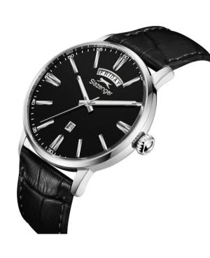 Men Klasické Quartz Analog Watch SLAZENGER SL.9.2562.2.01 Černá Dial 42mm image 3