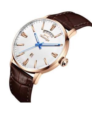 Vyriškas Klasikinis Kvarcinis Rodyklinis Watch SLAZENGER SL.9.2562.2.03 Balta Dial 42mm image 4