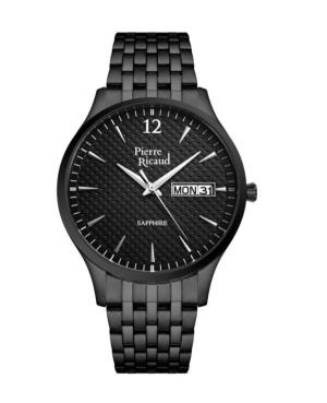 Mężczyźni Classic Analog kwarcowy Zegarek PIERRE RICAUD Czarny Wybierz 42mm P91093.B154Q