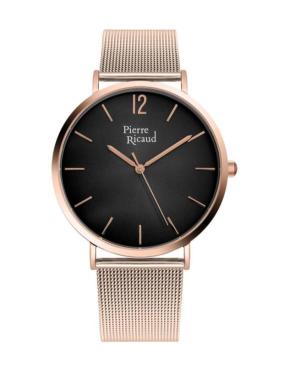 Mężczyźni Classic Analog kwarcowy Zegarek PIERRE RICAUD Czarny Wybierz 41mm P91078.91R4Q