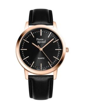 Mężczyźni Classic Analog kwarcowy Zegarek PIERRE RICAUD Czarny Wybierz 40mm P91091.92R4Q/T