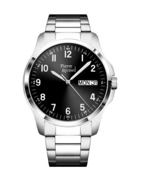 Mężczyźni Classic Analog kwarcowy Zegarek PIERRE RICAUD Czarny Wybierz 42mm P91105.5124Q