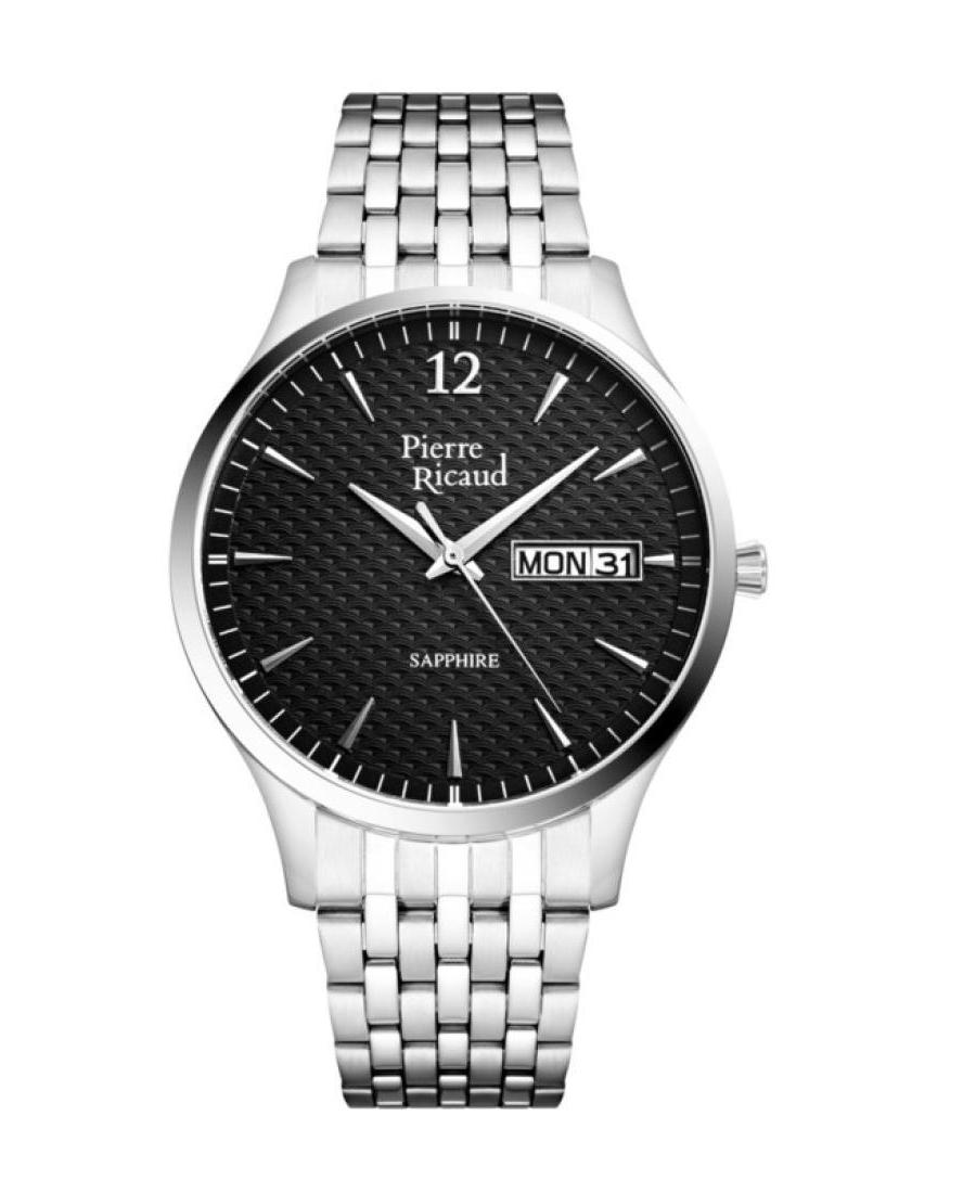 Vyriškas Classic Analog Kvarcinis Watch PIERRE RICAUD Juodas Dial 42mm P91093.5154Q