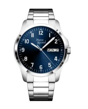 Mężczyźni Classic Analog kwarcowy Zegarek PIERRE RICAUD Srebrna Wybierz 42mm P91105.5125Q