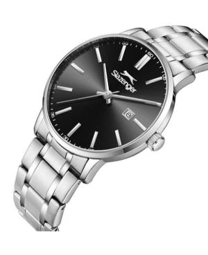 Men Klassisch Quartz Analog Watch SLAZENGER SL.9.2561.2.01 Schwarz Dial 43mm image 1