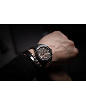 Men Classic Analog Watch PIERRE RICAUD Black Dial 44mm P97031.S1R6QF image 7