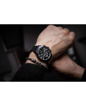 Men Classic Analog Quartz Watch Chronograph PIERRE RICAUD Černá Dial 45mm P97028.B154CH image 8