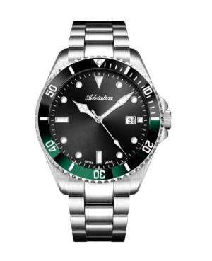 Mężczyźni Classic Analog Szwajcar kwarcowy Zegarek ADRIATICA Czarny Wybierz 41mm A8347.W194Q