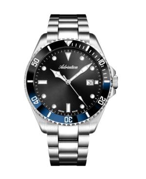 Men Classic Analog Classic Swiss Quartz Watch ADRIATICA Black Dial 41mm A8347.Y194QT image 1