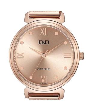 Moteriškas Klasikinis Japoniškas Kvarcinis Rodyklinis Watch Q&Q Q27B-004PY Rožinis Dial image 1
