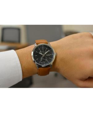 Mężczyźni klasyczny Japonia kwarcowy analogowe Zegarek Q&Q A11A-001PY Niebieska Wybierz 42mm image 1