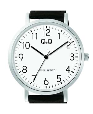 Men Klasické Japan Quartz Analog Watch Q&Q C34A-007PY Bílá Dial 40mm image 1