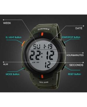 Мужские Спортивные Наручные Часы SKMEI 1068 AG изображение 2