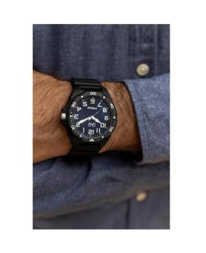 Men Japan Quartz Analog Watch Q&Q VS44J004Y Modrá Dial 43mm image 1