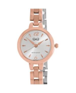 Women Classic Japan Quartz Analog Watch Q&Q Q55B-005PY Silver Dial image 1