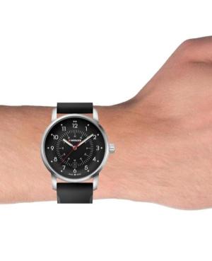 Men Klasické Swiss Quartz Analog Watch WENGER 01.1641.115 Černá Dial 42mm image 3