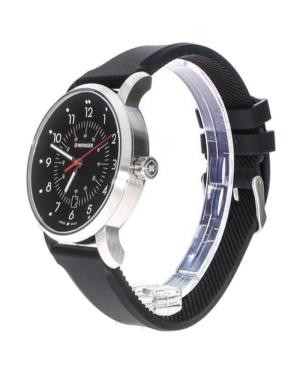 Men Klasické Swiss Quartz Analog Watch WENGER 01.1641.115 Černá Dial 42mm image 4