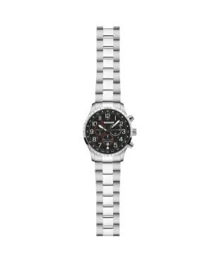 Men Klasické Swiss Quartz Analog Watch Chronograph WENGER 01.1543.120 Černá Dial 44mm image 2