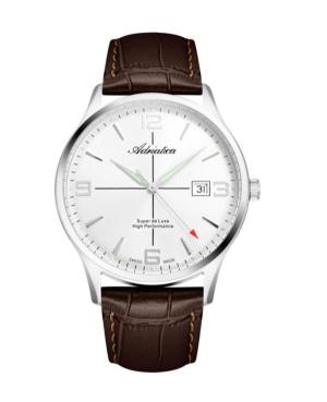 Mężczyźni Classic Analog Szwajcar kwarcowy Zegarek ADRIATICA Srebrna Wybierz 42mm A8331.5B53Q