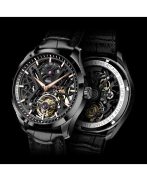 Men Classic Analog Luxury Automatic Watch PIERRE RICAUD Černá Dial 43mm P2004.S2R6A image 7