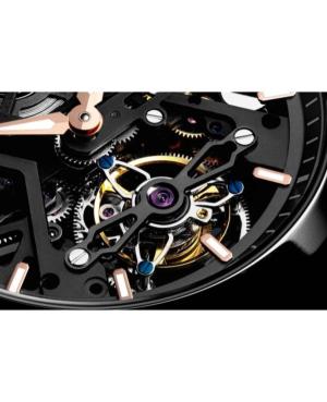 Men Classic Analog Luxury Automatic Watch PIERRE RICAUD Černá Dial 43mm P2004.S2R6A image 8