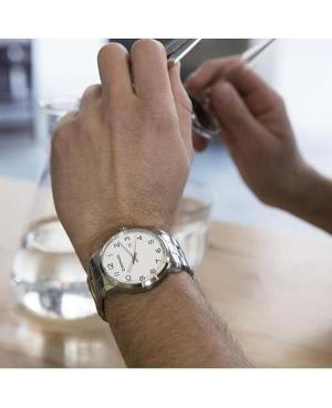 Men Classic Swiss Quartz Analog Watch WENGER 01.1641.114 White Dial 42mm image 5