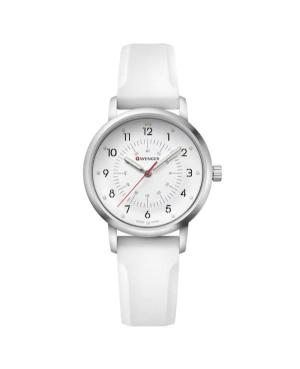 Women Sports Classic Swiss Quartz Analog Watch WENGER 01.1621.112 White Dial 35mm