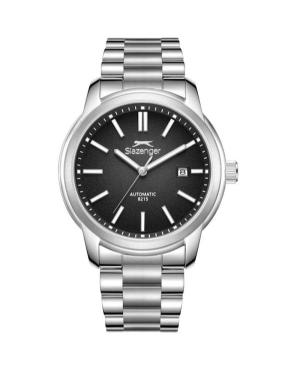 Men Klasické Automatic Analog Watch SLAZENGER SL.9.2542.2.02 Černá Dial