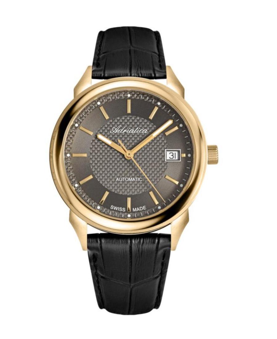 Men Classic Analog Swiss Watch ADRIATICA Černá Dial 40mm A1072.1216A