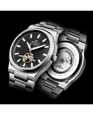 Vyriškas Classic Analog Luxury Swiss Kvarcinis - elektroninis, Solar Watch APPELLA Juodas Dial 24mm L12006.5116AN image 5