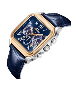Mężczyźni klasyczny kwarcowy analogowe Zegarek SLAZENGER SL.9.2548.2.03 Niebieska Wybierz 40mm image 4