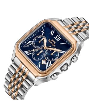 Men Klassisch Quartz Analog Watch SLAZENGER SL.9.2547.2.03 Blau Dial 40mm image 4