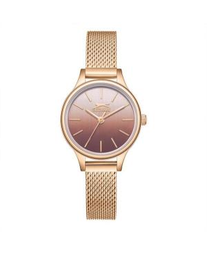 Women Klasické Quartz Analog Watch SLAZENGER SL.9.2458.3.05 Hnědá Dial