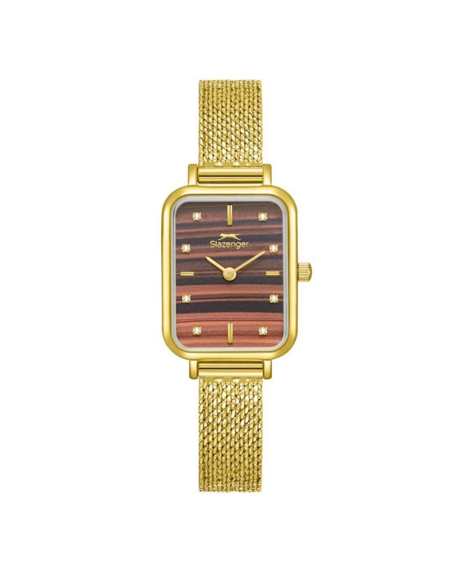Moteriškas Klasikinis Kvarcinis Rodyklinis Watch SLAZENGER SL.9.2550.3.06 Juodas Dial 22mm